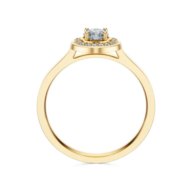 Pierścionek zaręczynowy z diamentami AJPZ_108